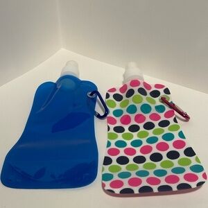 Set of 2 Collapsible Water Bottles